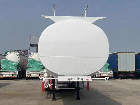 45 CBM Oil Tank Trailer with 5mm Tank Shell 90# Kingpin and 28T Landing Gear for Heavy-Duty Transport