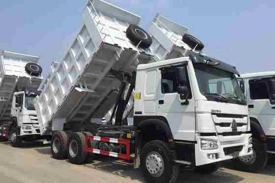 HOWO 6x4 Dump Truck with 371hp Engine, HW76 Cab, and 12R22.5 Tires