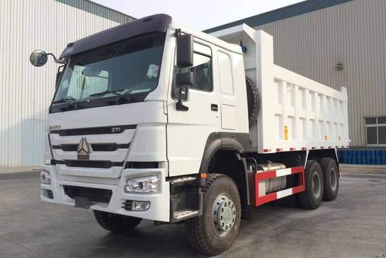 HOWO 6x4 Dump Truck with 371hp Engine, HW76 Cab, and 12R22.5 Tires
