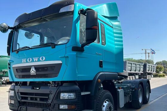 SINOTRUK HOWO TX Tractor Truck with 400 HP Engine and 600 L Fuel Tank for Port Drayage & Container Transport