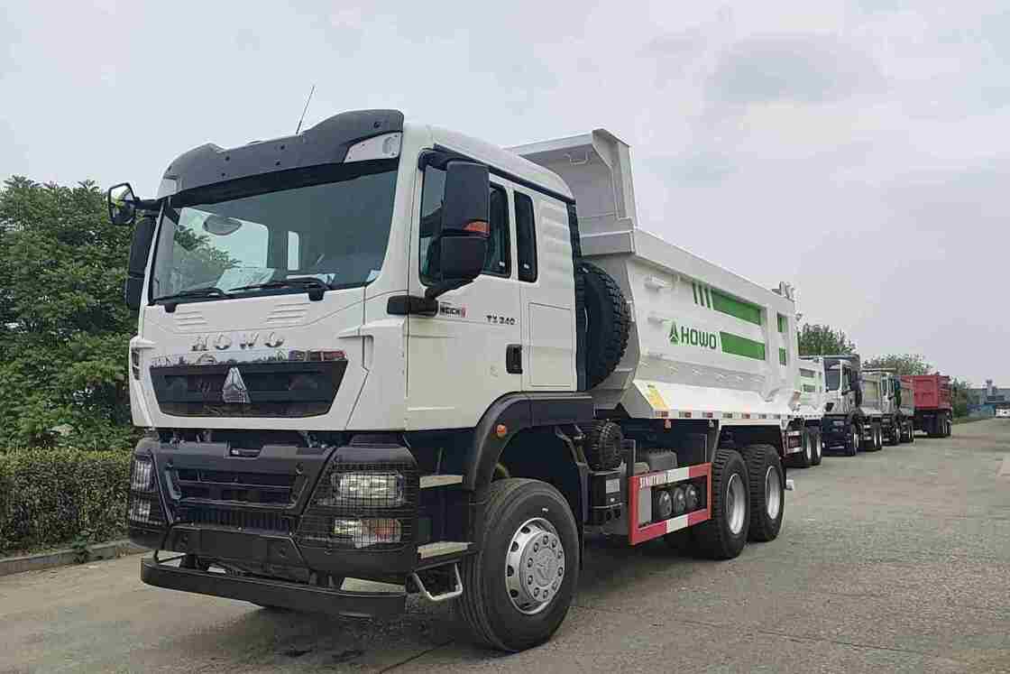 HOWO TX Dump Truck with 380 PS Engine 18 m³ Tipper Capacity and 6×4 Drive for Heavy-Duty Transportation